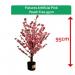 Fixtures Artificial Pink Peach Tree 95cm NWT6600