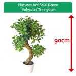 Fixtures Artificial Green Polyscias Tree 80cm NWT6604