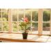Fixtures Artificial Green & Red Leaves Plant 40cm NWT6606