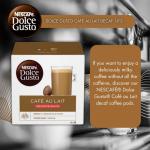 Dolce Gusto Cafe Au Lait Decaf 16s - PACK (3) NWT6615P