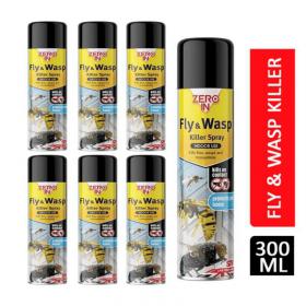 Zero In Fly & Wasp Killer Spray 300ml NWT6629