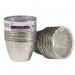 Caroline 10 - 100 Mini 6oz Pudding Basin Recyclable Aluminium Foil Packs x 10 - PACK (48) NWT6630P