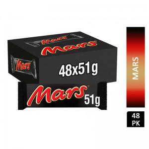 Mars Bars 51g, Pack of 48 - 100513 NWT6648