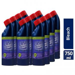 Clean And Fresh Bleach Blue 750ml Pack 12 Nwt664p