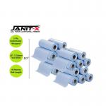 Janit-X Couch Rolls Blue 2ply 10inch 40m NWT667
