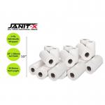 Janit-X Couch Rolls White 2ply 10inch ,40m NWT668