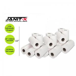 Janit-X Couch Rolls White 2ply 10inch ,40m NWT668
