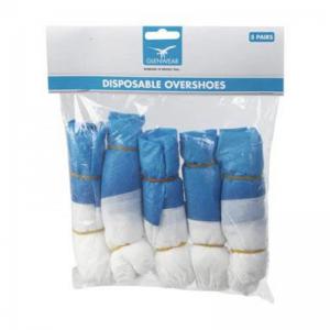 Glenwear Disposable Overshoes 5 Pairs One Size NWT6713