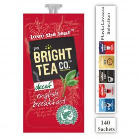 Flavia The Bright Tea Co English Breakfast Decaffeinated 140s NWT672