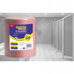 Ramon Hygiene Optima All Purpose, Non Woven Cloth Roll 350 Sheet Red NWT6725