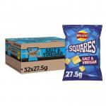 Walkers Squares Salt & Vinegar Pack 32s NWT6730