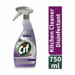 Cif Pro-Formula 2in1 Kitchen Cleaner Disinfectant Spray 750ml NWT6745