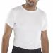 B-Click Short Sleeve White Thermal Vest Small NWT6866-S