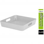 Wham Grey Studio Tray Basket 15.03 NWT6878