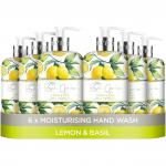 Baylis & Harding Lemon & Basil Hand Wash 500ml  - PACK (6) NWT6886P