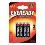 Eveready AAA Super Heavy Duty Pack 4s - PACK (12) NWT6911P