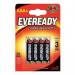 Eveready AAA Super Heavy Duty Pack 4s - PACK (12) NWT6911P