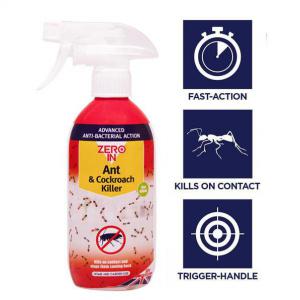 Zero In Anti Bacterial Ant Cockroach Killer 500ml Zer958 Pack