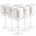 Belgravia White Plastic Champagne Glasses Pack 6s NWT6924