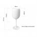 Belgravia Black Plastic WineChampagne Glasses Pack 6’s - PACK (6) NWT6925P