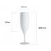 Belgravia White Plastic Champagne Flutes Pack 6s NWT6926