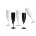 Belgravia White Plastic Champagne Flutes Pack 6s NWT6926