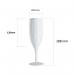 Belgravia White Plastic Champagne Flutes Pack 6’s - PACK (18) NWT6926P