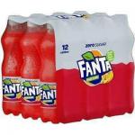 Fanta Fruit Twist Zero Soft Drink 500ml (Pack of 12) NWT6934