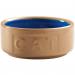 Cane & Blue Lettered Cat Bowl 13cm NWT6952