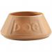 This photograph showcases the Rayware Group Pet Supplies Mason Cash Cane Non-Tip Lettered Dog Bowl, measuring 21cm in diameter. Its glossy finish and intricate lettering add a touch of elegance to this practical yet stylish dog bowl. The non-tip feature ensures mess-free meal times for your furry friend.