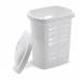 Addis White Linen Laundry Hamper 60 Litre NWT6969