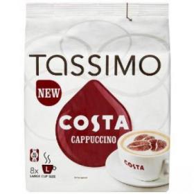 Tassimo Costa Cappuccino Pods 12s (6 Drinks) NWT698