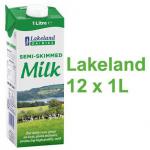 Lakeland Semi Skimmed Milk 12x1litre NWT7001
