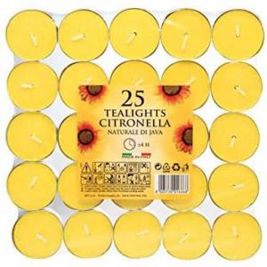 Prices Candles Citronella Tealights Pack of 25 NWT7007