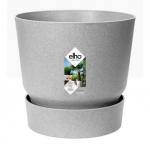 Elho Greenville Round Pot & Base LIVING CONCRETE 16cm NWT7022