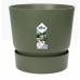 Elho Greenville Round INDOOR Pot & Base GREEN 20cm - PACK (5) NWT7025P