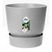 Elho Greenville Round INDOOR Pot & Base LIVING CONCRETE 20cm NWT7026