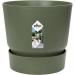 Elho Greenville Round Pot & Base GREEN 30cm NWT7033