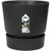 Elho Greenville Round INDOOR Pot & Base LIVING BLACK 30cm NWT7035