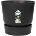 Elho Greenville Round INDOOR Pot & Base LIVING BLACK 40cm NWT7039