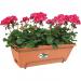 Elho Allin1 50cm Balcony Planter Set TERRACOTTA  NWT7049