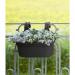 Elho Easy Hanger Large Twin Pot LIVING BLACK NWT7068