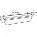 Elho Green Basics Large Trough 60cm TERRACOTTA NWT7071