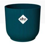 Elho Vibes Fold Round 14cm Display Pot DEEP BLUE NWT7086