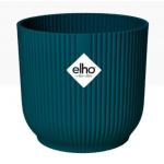 Elho Vibes Fold Round 14cm Display Pot DEEP BLUE - PACK (8) NWT7086P