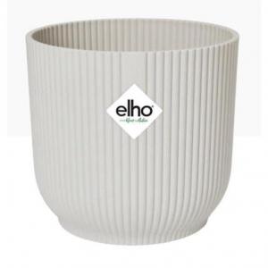 Photos - Flower Pot Elho Vibes Fold Round 14cm Display Pot SILKY WHITE - PACK 8 NWT7087P 