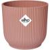 Elho Vibes Fold Round 25cm Display INDOOR Pot DELICATE PINK - PACK (4) NWT7089P