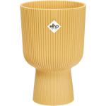 Elho Vibes Fold Coupe Tall Pot 14cm BUTTER YELLOW NWT7092
