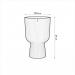 Elho Vibes Fold Coupe Tall INDOOR Pot 14cm DELICATE PINK - PACK (4) NWT7093P