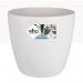Elho Brussels Large Round INDOOR Pot Wheeled 40cm WHITE NWT7104